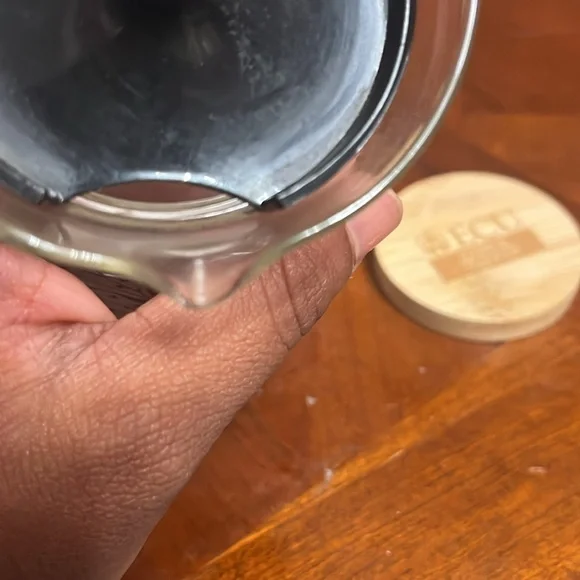 Vintage 4" Mini Glass Pyrex Coffee/Tea Carafe Single Serve 2 Cup - Picture 5 of 6